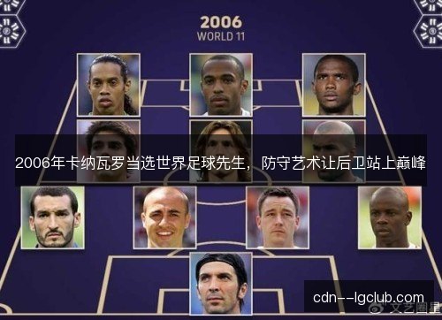 2006年卡纳瓦罗当选世界足球先生，防守艺术让后卫站上巅峰